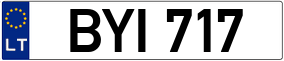 Truck License Plate